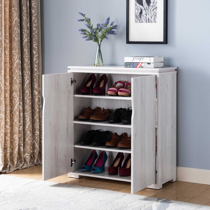 Latitude Run Pair Shoe Storage Cabinet Reviews Wayfair